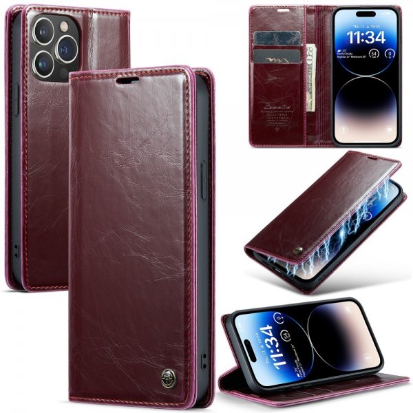 CaseMe iPhone 15 Pro Max Etui 003 Series Rød