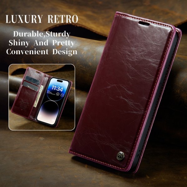 CaseMe iPhone 15 Pro Max Etui 003 Series Rød