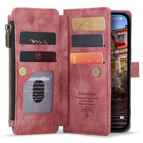 CaseMe iPhone 15 Pro Max Etui C30 Series Rød