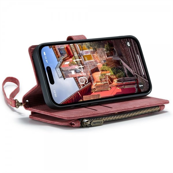 CaseMe iPhone 15 Pro Max Etui C30 Series Rød