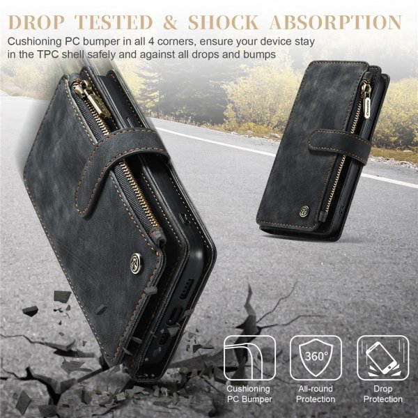 CaseMe iPhone 15 Pro Max Etui C30 Series Svart