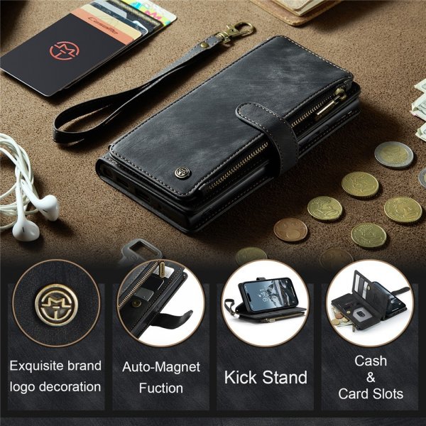 CaseMe iPhone 15 Pro Max Etui C30 Series Svart
