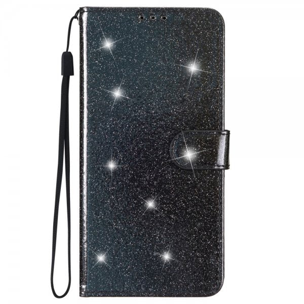iPhone 15 Pro Max Etui Glitter Svart