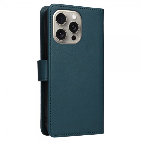 Betopnice iPhone 15 Pro Max Etui Avtagbart Deksel 005 Blå