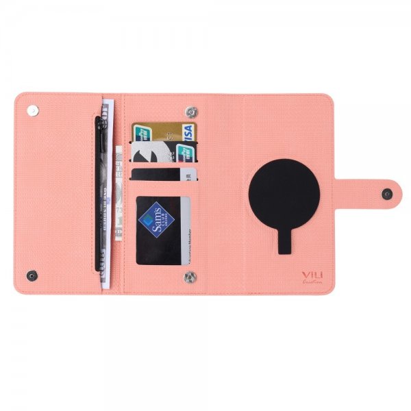 VILI iPhone 15 Pro Max Etui Avtagbart Deksel GHB Series MagSafe Rosa