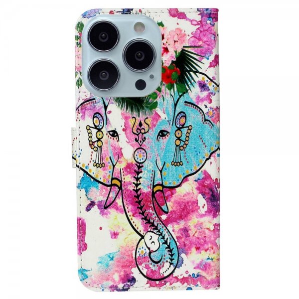 iPhone 15 Pro Max Etui Motiv Elefantmønster
