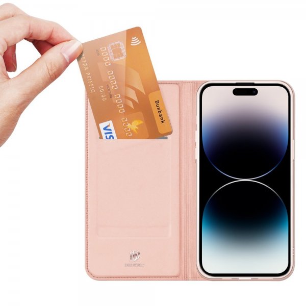 Dux Ducis iPhone 15 Pro Max Etui Skin Pro Series Rosa