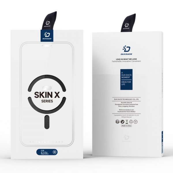 Dux Ducis iPhone 15 Pro Max Etui Skin X Pro Series MagSafe Svart