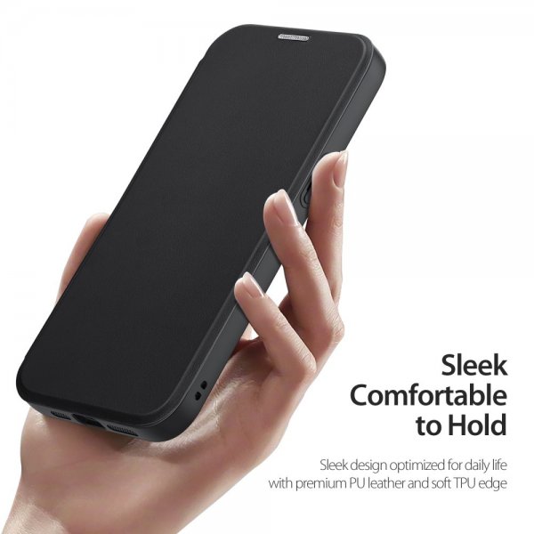 Dux Ducis iPhone 15 Pro Max Etui Skin X Pro Series MagSafe Svart