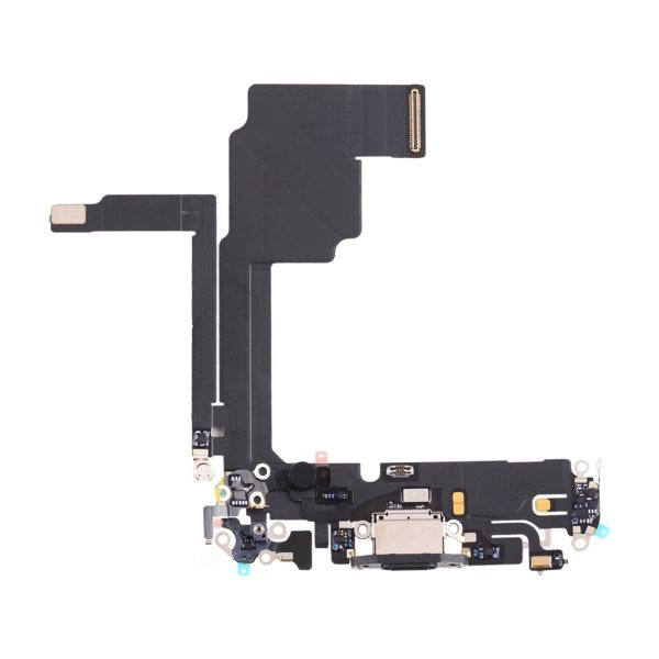 iPhone 15 Pro Max Ladekontakt med Flexkabel - Svart