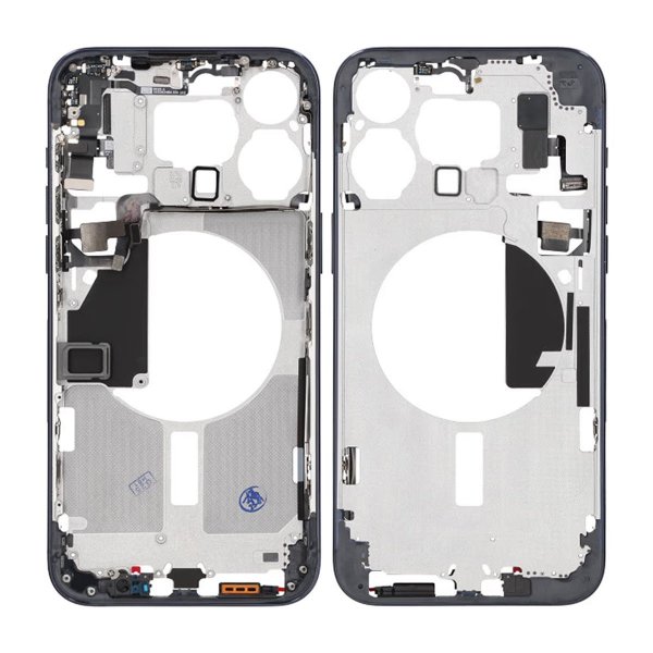 iPhone 15 Pro Max Midtramme med smådeler OEM - Titanblå