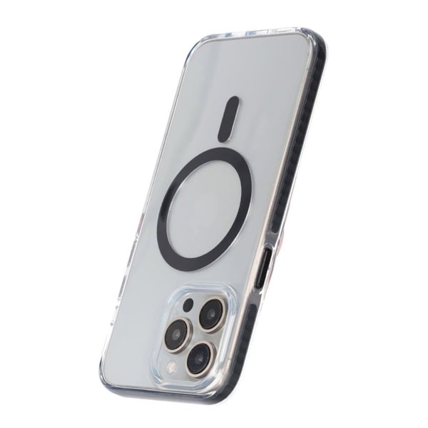 iPhone 15 Pro Max Deksel Støtsikker MagSafe Svart