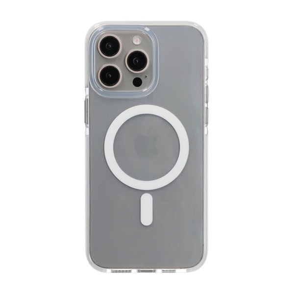 iPhone 15 Pro Max Deksel Støtsikker MagSafe Hvit