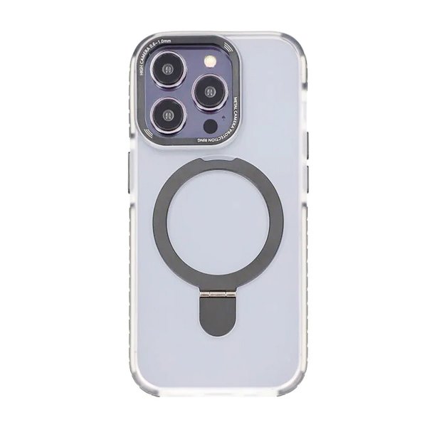 iPhone 15 Pro Max Deksel Ring Stand MagSafe Grå