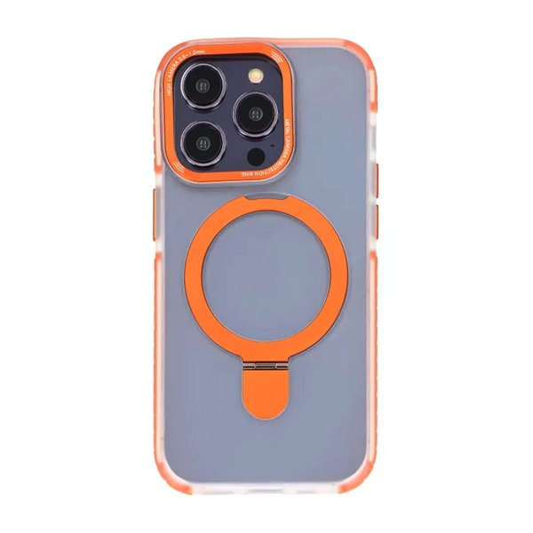 iPhone 15 Pro Max Deksel Ring Stand MagSafe Oransje