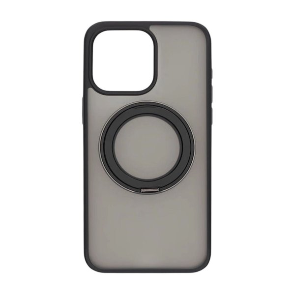 iPhone 15 Pro Max Deksel Roterbart Stativ Svart