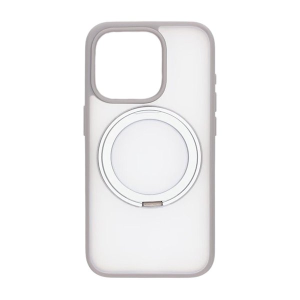 iPhone 15 Pro Max Deksel Roterbart Stativ Transparent