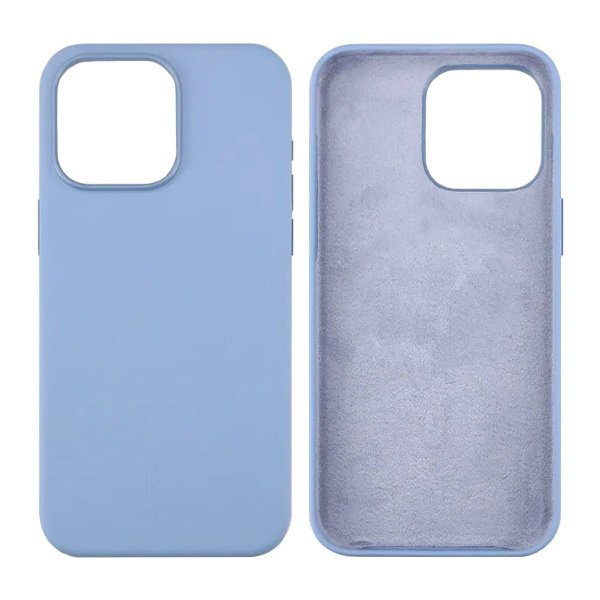 Rvelon iPhone 15 Pro Max Deksel Silikon Blå