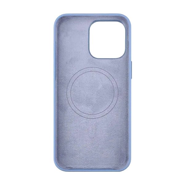 Rvelon iPhone 15 Pro Max Deksel Silikon MagSafe Blå