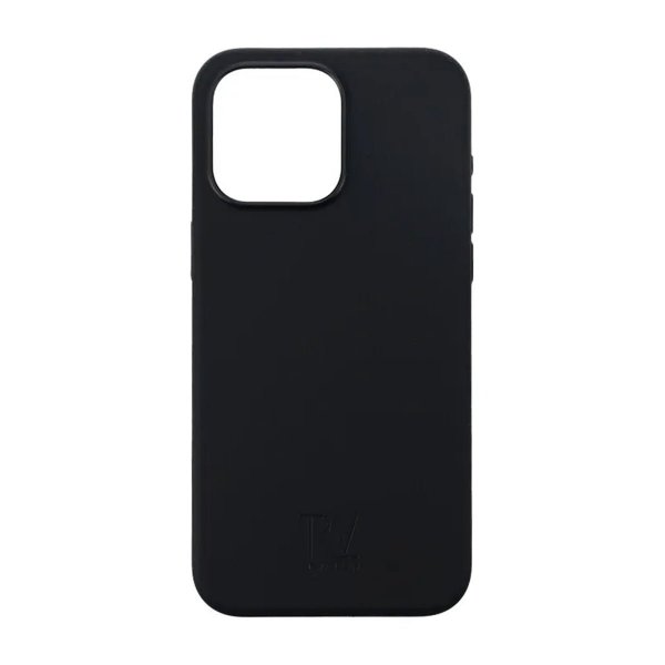 Rvelon iPhone 15 Pro Max Deksel Silikon Svart