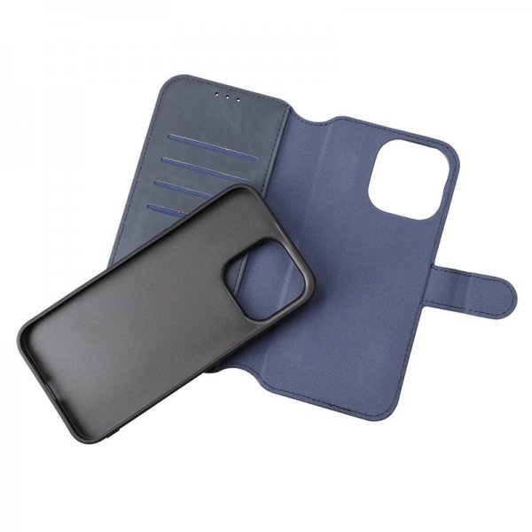 Rvelon iPhone 15 Pro Max Etui Detachable Wallet Case Blå