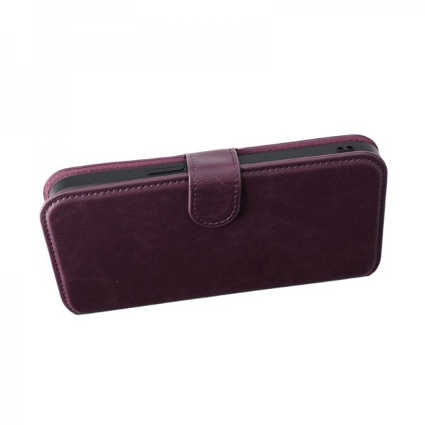 Rvelon iPhone 15 Pro Max Etui Detachable Wallet Case Lilla