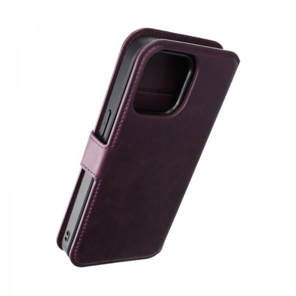 Rvelon iPhone 15 Pro Max Etui Detachable Wallet Case Lilla