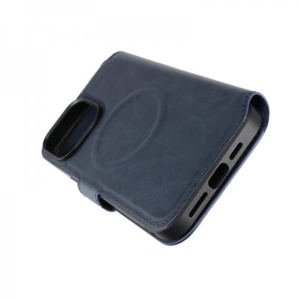 Rvelon iPhone 15 Pro Max Etui 4 Kortlomme MagSafe Blå