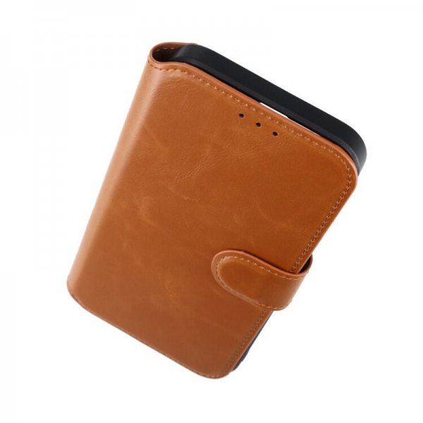 Rvelon iPhone 15 Pro Max Etui 4 Kortlomme MagSafe Brun
