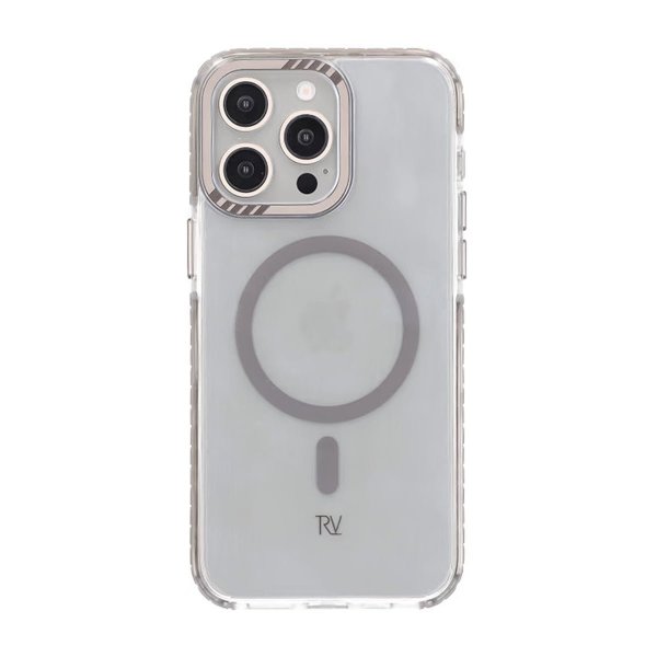 Rvelon iPhone 15 Pro Max Deksel Forsterkede hjørner Grå