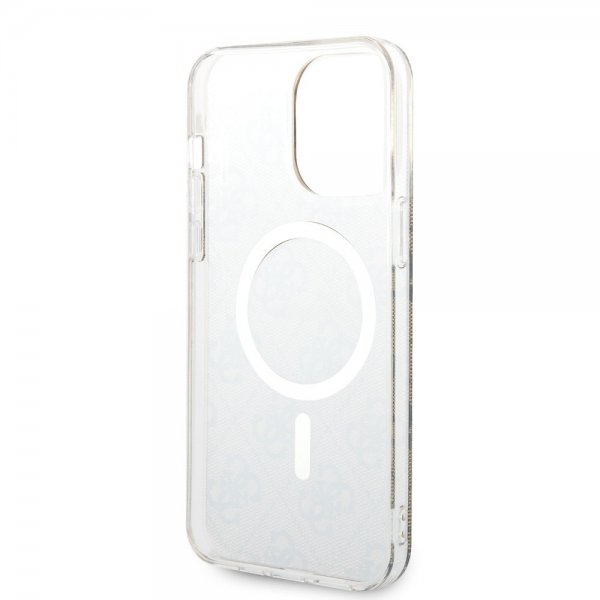 Guess iPhone 15 Pro Max Deksel 4G Pattern MagSafe Brun