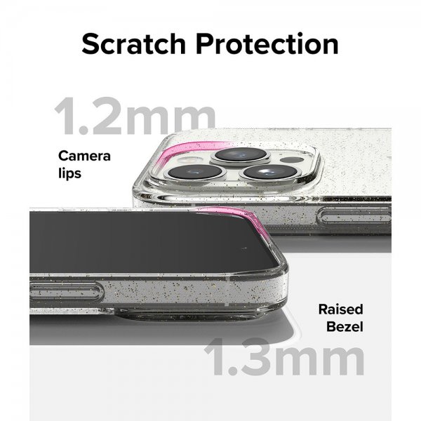 Ringke iPhone 15 Pro Max Deksel Air Glitter Clear