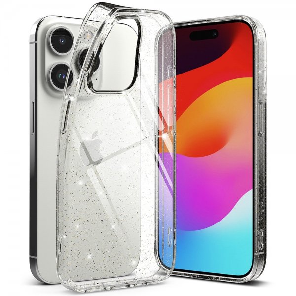 Ringke iPhone 15 Pro Max Deksel Air Glitter Clear