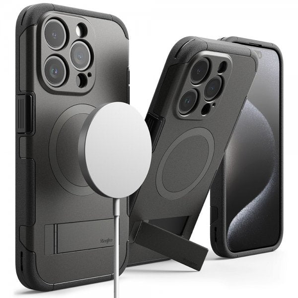 Ringke iPhone 15 Pro Max Deksel Alles MagSafe Gun Metal