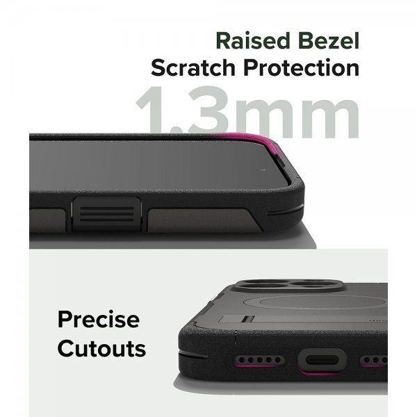Ringke iPhone 15 Pro Max Deksel Alles MagSafe Gun Metal
