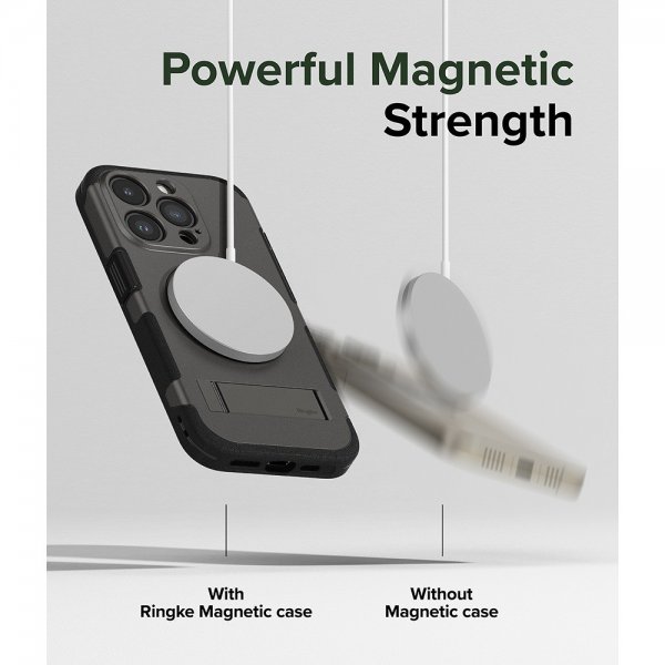 Ringke iPhone 15 Pro Max Deksel Alles MagSafe Gun Metal