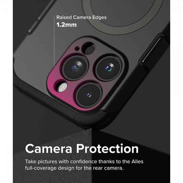 Ringke iPhone 15 Pro Max Deksel Alles MagSafe Gun Metal