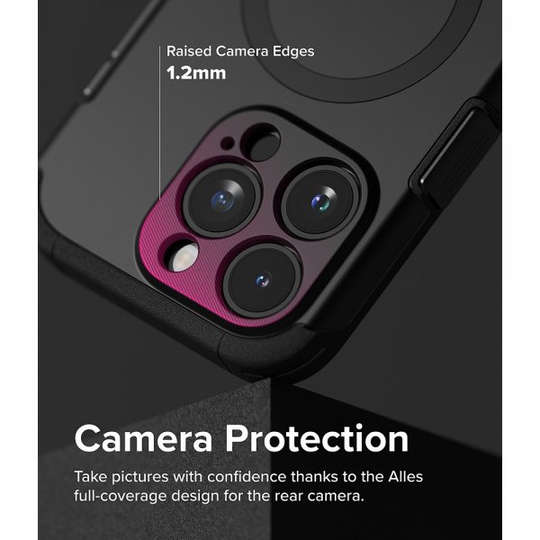Ringke iPhone 15 Pro Max Deksel Alles MagSafe Svart