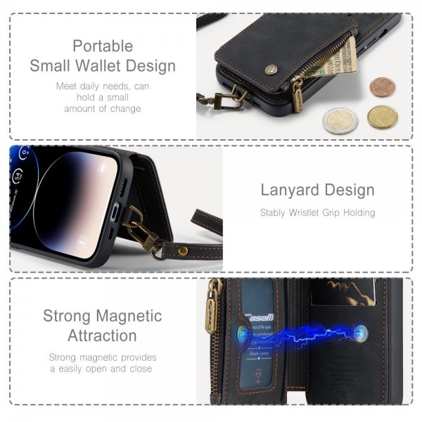 CaseMe iPhone 15 Pro Max Deksel C20 Series Svart