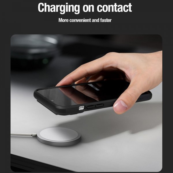 Nillkin iPhone 15 Pro Max Deksel CamShield Pro MagSafe Svart
