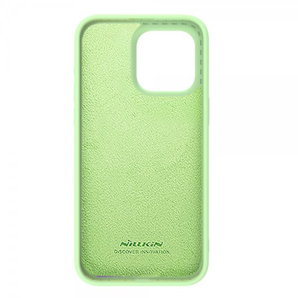 Nillkin iPhone 15 Pro Max Deksel CamShield Silky MagSafe Lysegrønn