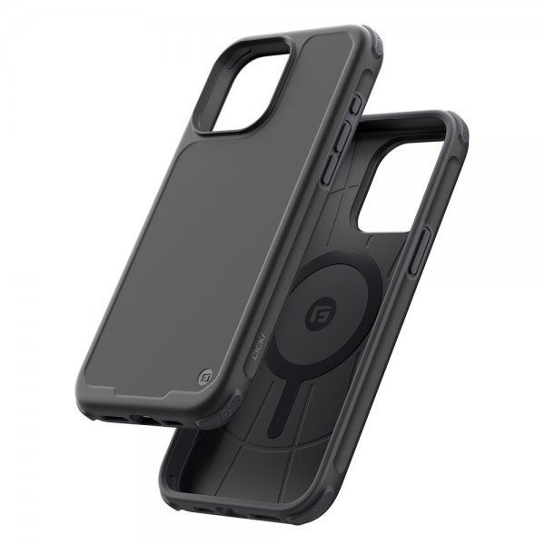 Clckr iPhone 15 Pro Max Deksel Carbon MagSafe Svart
