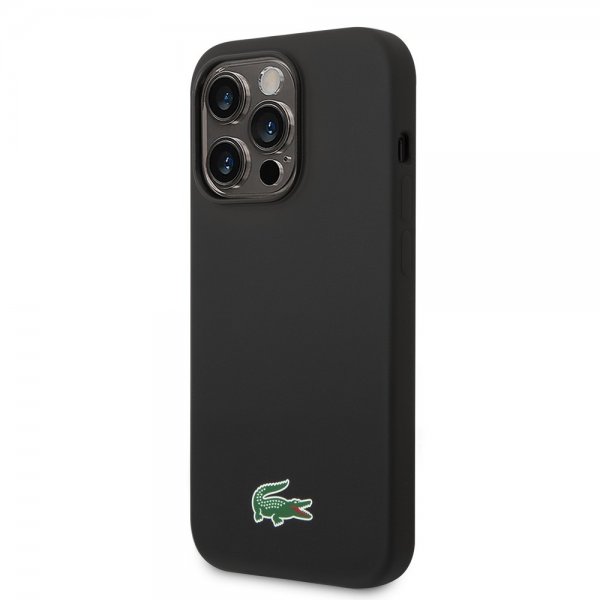 Lacoste iPhone 15 Pro Max Deksel Croc Logo MagSafe Svart
