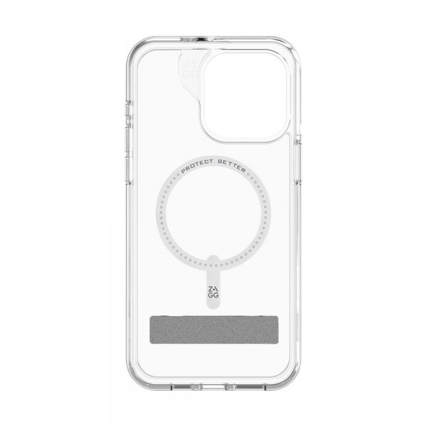 Zagg iPhone 15 Pro Max Deksel Crystal Palace Snap Kickstand Clear