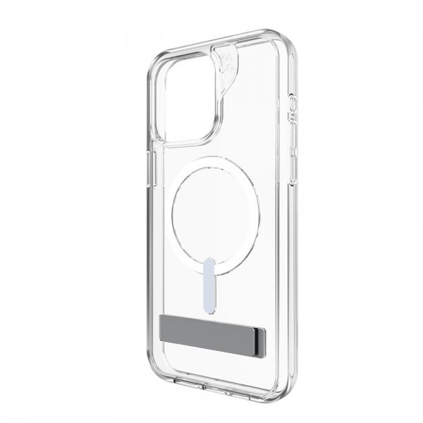 Zagg iPhone 15 Pro Max Deksel Crystal Palace Snap Kickstand Clear