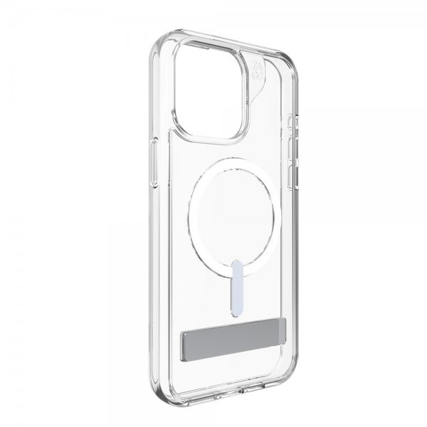 Zagg iPhone 15 Pro Max Deksel Crystal Palace Snap Kickstand Clear