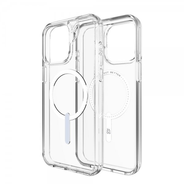 Zagg iPhone 15 Pro Max Deksel Crystal Palace Snap Transparent