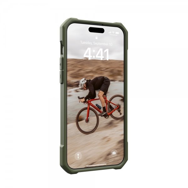 Urban Armor Gear (UAG) iPhone 15 Pro Max Deksel Essential Armor MagSafe Olive Drab