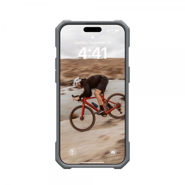 Urban Armor Gear (UAG) iPhone 15 Pro Max Deksel Essential Armor MagSafe Sølv