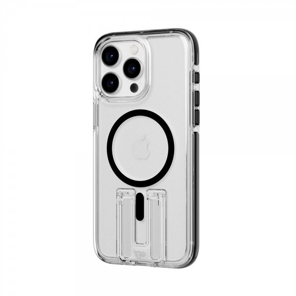 Tech21 iPhone 15 Pro Max Deksel Evo Crystal Kick MagSafe Clear/Black